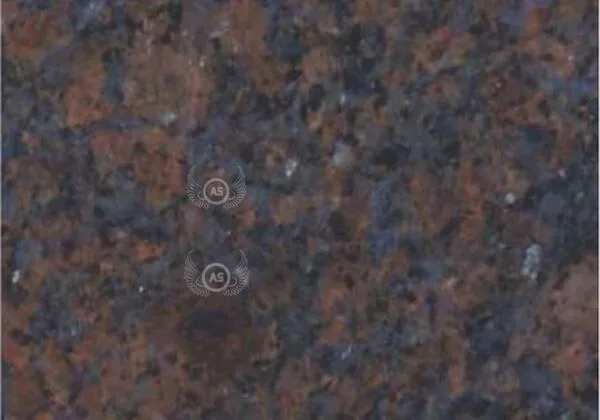 Dark Brown Granite polished stone color sample